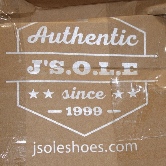 J's.o.l.e Square Toe Wide Calf Women's Cowboy Cowgirl Boots Brown Blue US Size 6 - Picture 6 of 7